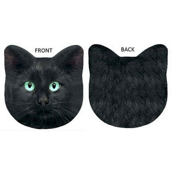 Manual Black Cat Shaped Pillow