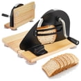 thumbnail image 1 of Manual Bread Slicer with Hand Crank,Adjustable Thickness Bread Cutter for Even Slices, Perfect for Homemade Sourdough, Sandwich, and More, 1 of 8