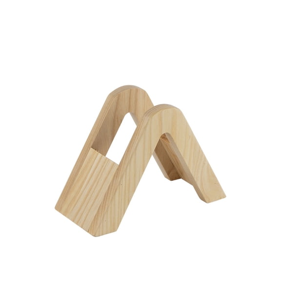 Manual Brewing Tool Paper Dispenser Coffee Filter Stand Wood Texture for Paper