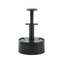 Manual Burger Patty Press Maker with Nonstick Surface | Includes 100 Greaseproof Papers | ABS Material for Home Kitchen Use | Gray or Yellow