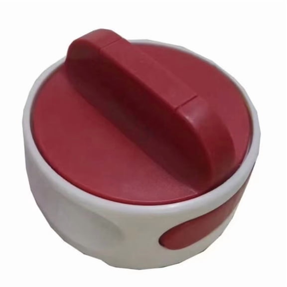 Manual Can Opener with Push Button, No Sharp Edge Smooth Lid Opener, Food-Safe Handheld Can Opener for Seniors, Arthritis, Left-Handed (1 Pack)