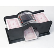 Manual Card Shuffler with Two Playing Card Decks