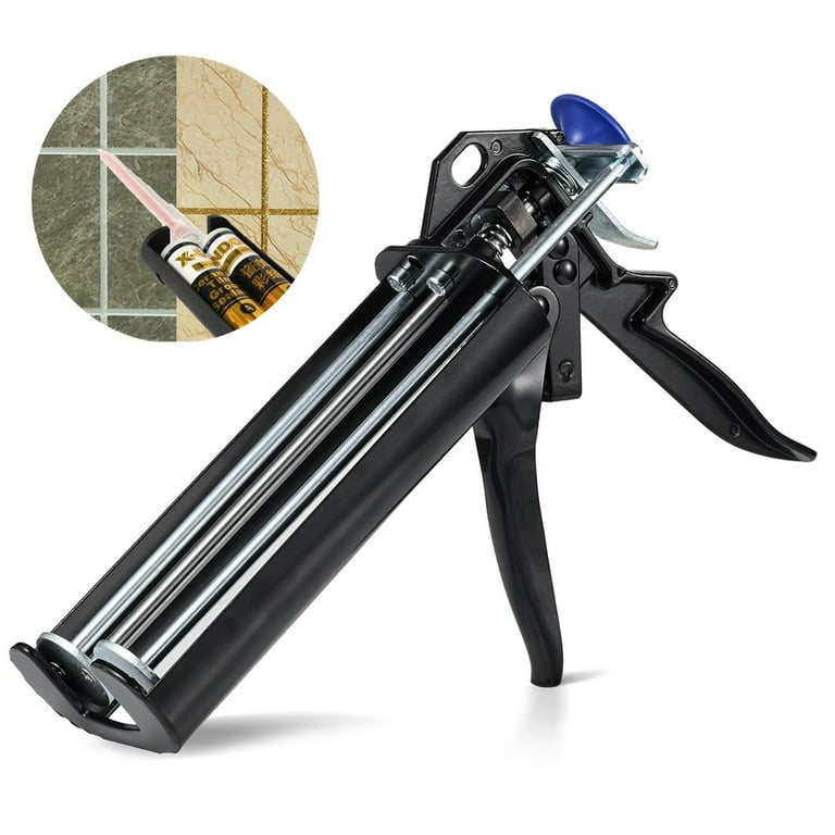 Manual Cartridge Caulking Gun, Double Component Dripless Adhesive 