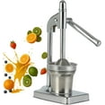 thumbnail image 1 of Manual Cast Iron Juicer 14.37*7.28*4.92In Heavy Duty Manual Citrus Juicer with Stainless Steel Filter, Countertop Squeezer for Fresh Orange, Lemon and Lime Juice, 1 of 7