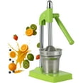 thumbnail image 1 of Manual Cast Iron Juicer 14.37*7.28*4.92In Heavy Duty Manual Citrus Juicer with Stainless Steel Filter, Countertop Squeezer for Fresh Orange, Lemon and Lime Juice, 1 of 8