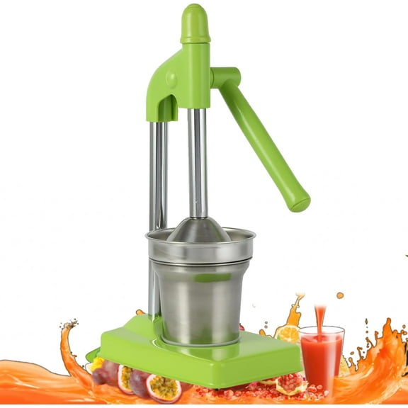 Manual Cast Iron Juicer, Heavy Duty Cast Iron Manual Juicer, Manual Juicer Stainless Steel, Easy to Clean, Home Kitchen Essentials