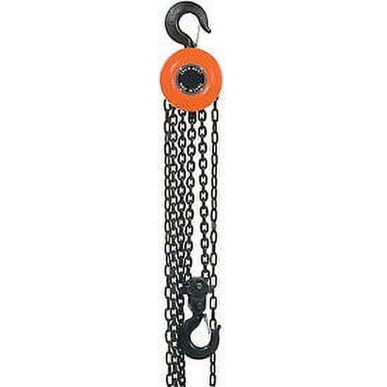 Manual Chain Hoist 10 Foot Lift 4,000 Pound Cap.