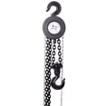 Manual Chain Hoist 11000lbs 5T Capacity 10ft with 2 Hooks, Steel ...