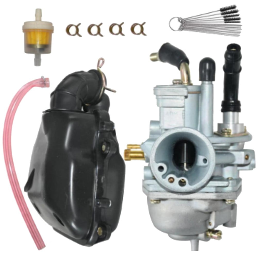 Manual Choke Carburetor With Air Filter For 90cc 100cc 50cc 90cc ATV Dirt Bike Go Kart Quad 2-Stroke Engine High-Performance Fuel System Upgrade Easy Installation Replacement Parts