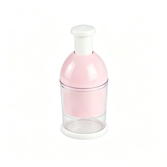 Manual Chopper Slap Chopper Hand Operated Small Chopper with Container Mini Kitchen Tool for Garlic Vegetable Prep for Home Everyday Use