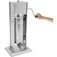 thumbnail image 1 of Manual Churros Maker Machine 5L, Churros & Sausage Filling Machine with 4 Stuffing Nozzles, Vertical Stainless Steel Stuffer for Family and  Use, 1 of 7