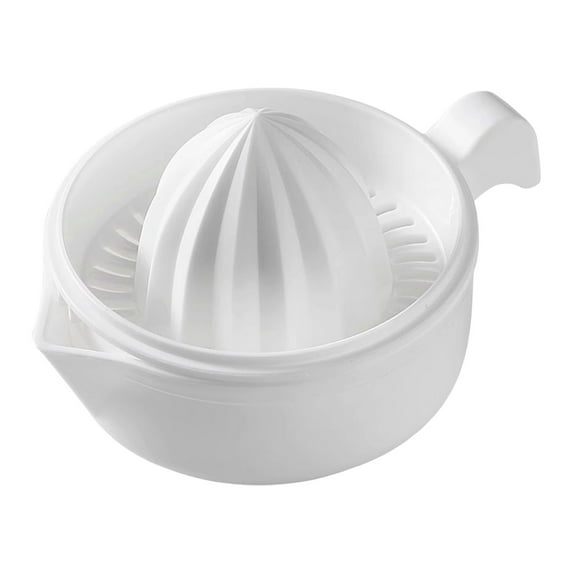 Manual Citrus Juicer Double Layer Lemon Squeezer Heavy Duty Orange Press with Pulp Strainer for Lemon Lime Fruit Juice Making Easy Clean Kitchen Gadget for Home Use