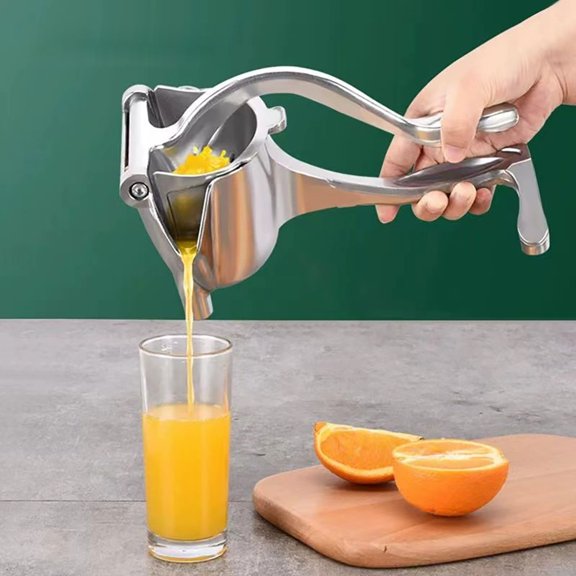 Manual Citrus Juicer Hand Press,Aluminum Alloy Fruit Squeezer for Orange Lemon Pomegranate,Easy Clean Kitchen Tool for Fresh Juice Daily,Home Bar Essential
