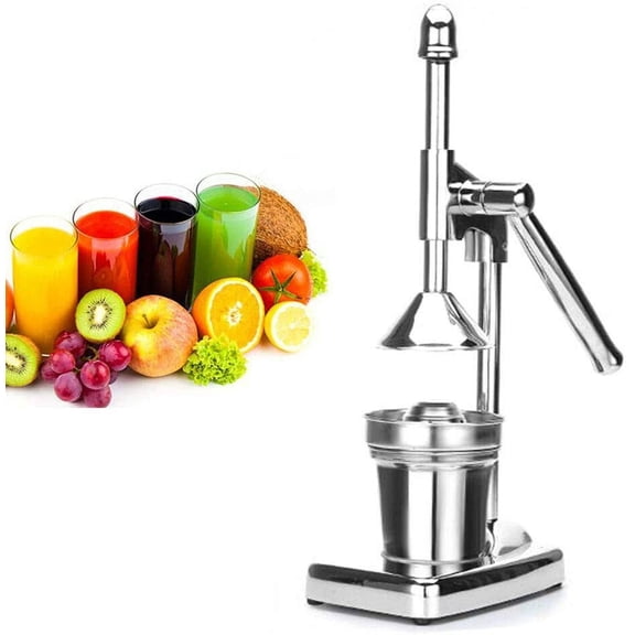Manual Citrus Juicer, Portable Stainless Steel Hand Press Orange Lemon Limes Drink Lever Squeezer Fruit Grapefruits Juice Extractor for Home Kitchen Commercial Use - US Shipping