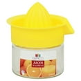 thumbnail image 1 of Lifetime Clear/Yellow Glass/Plastic Manual Juice Press 12 oz, 1 of 2