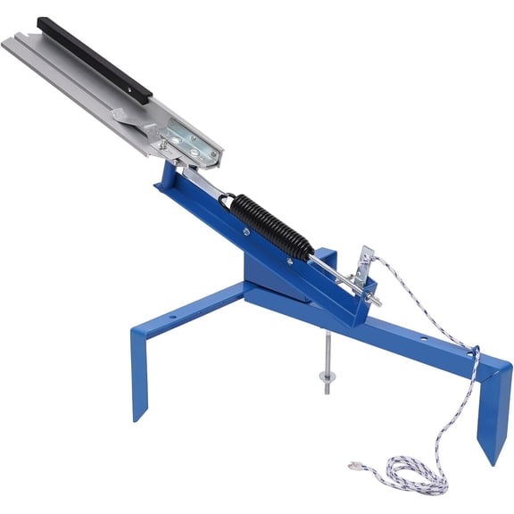 Manual Clay Pigeon Thrower with Foot Holder - Skeet Launcher Machine with Adjustable Angle for Shooting Practice and Target Training