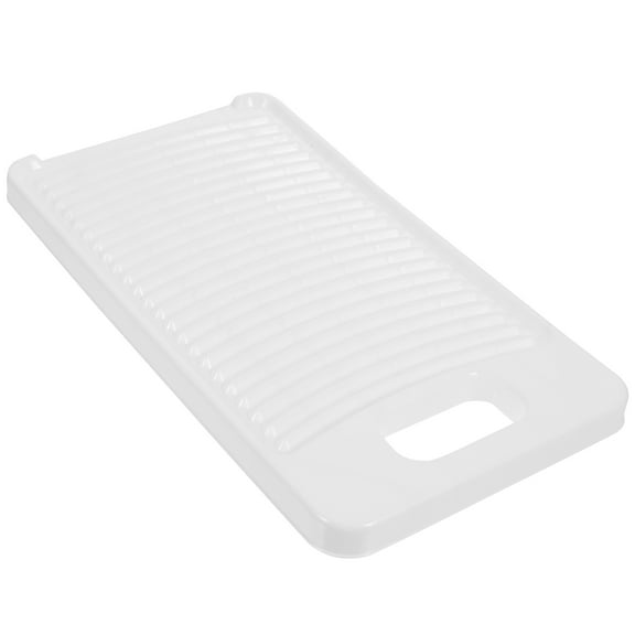 Manual Clothes Washer Board for Hand Washing Cloths Foldable Travel White
