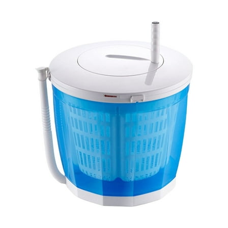 Manual Clothes Washer with Detachable Spins Dryer Lightweight Washing Machine Portable Clothes Cleaner for Camping Use