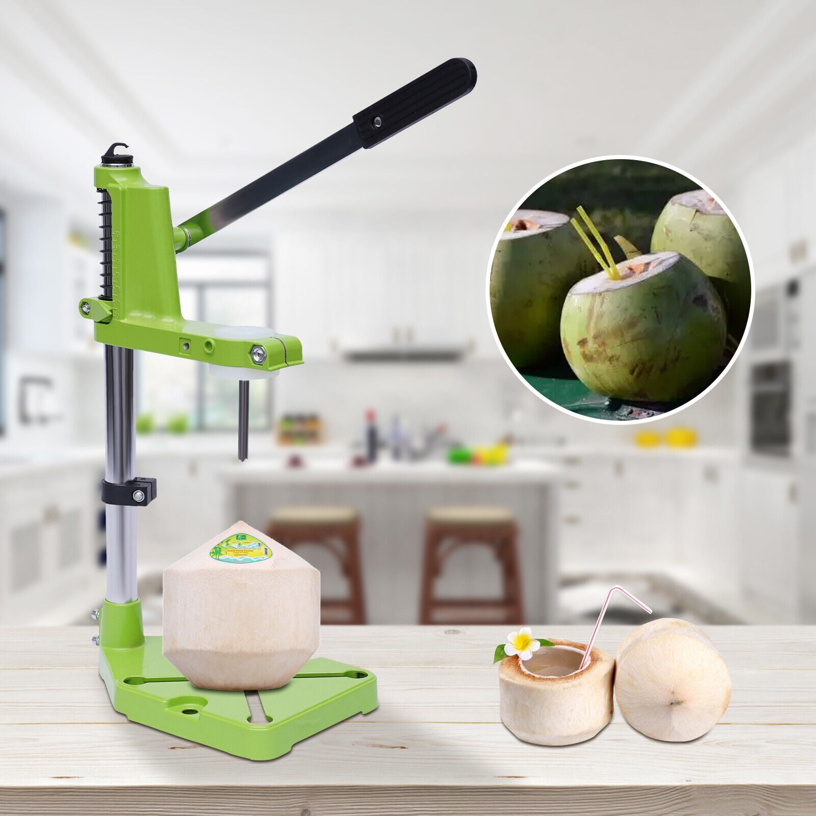 Coconut top juice machine