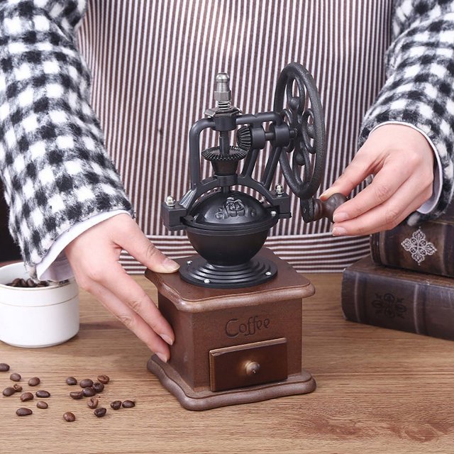 Manual Coffee Bean Grinder for Drip Coffee, Espresso, French Press