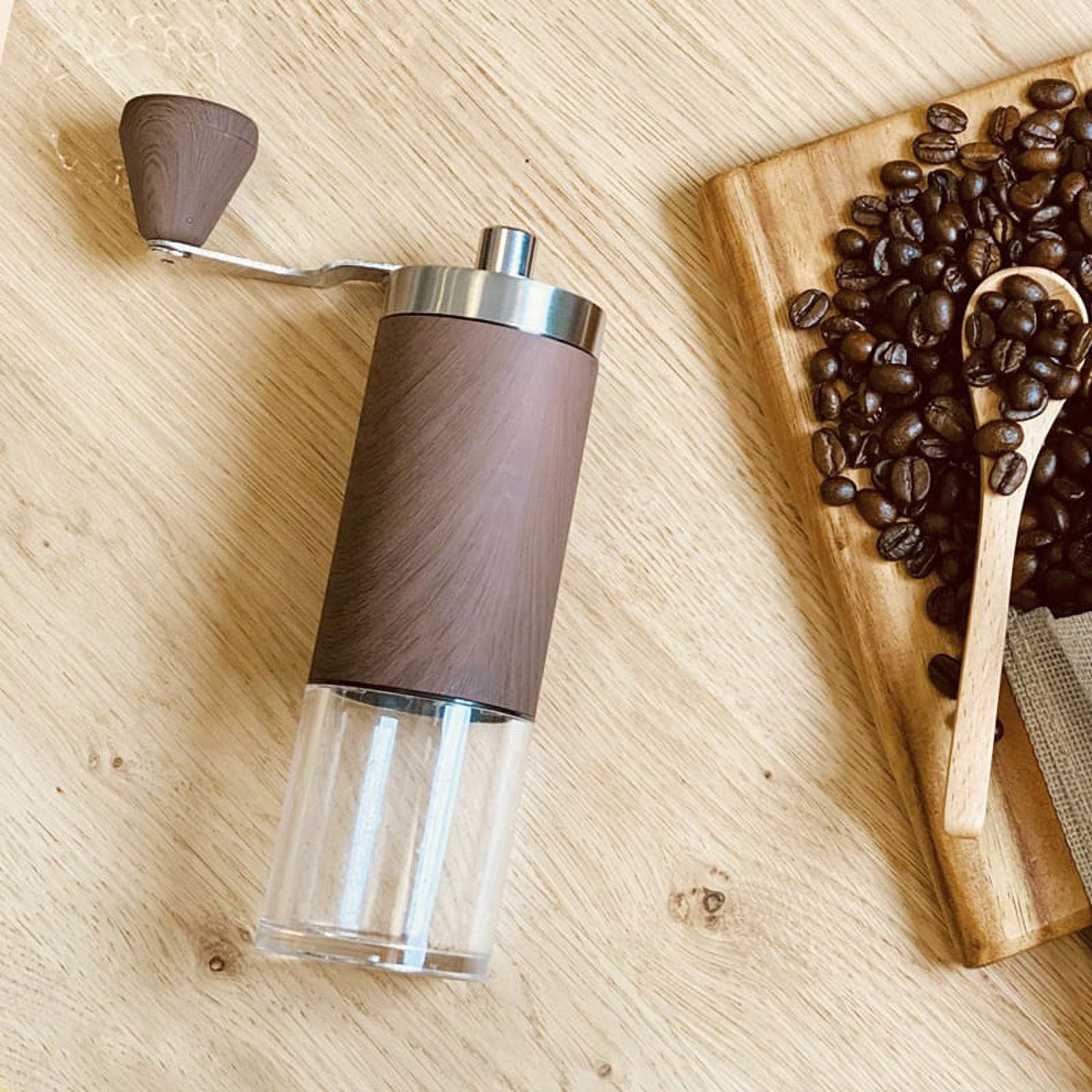 Manual Coffee Bean Grinder with Adjustable Coarseness Capacity Coffee