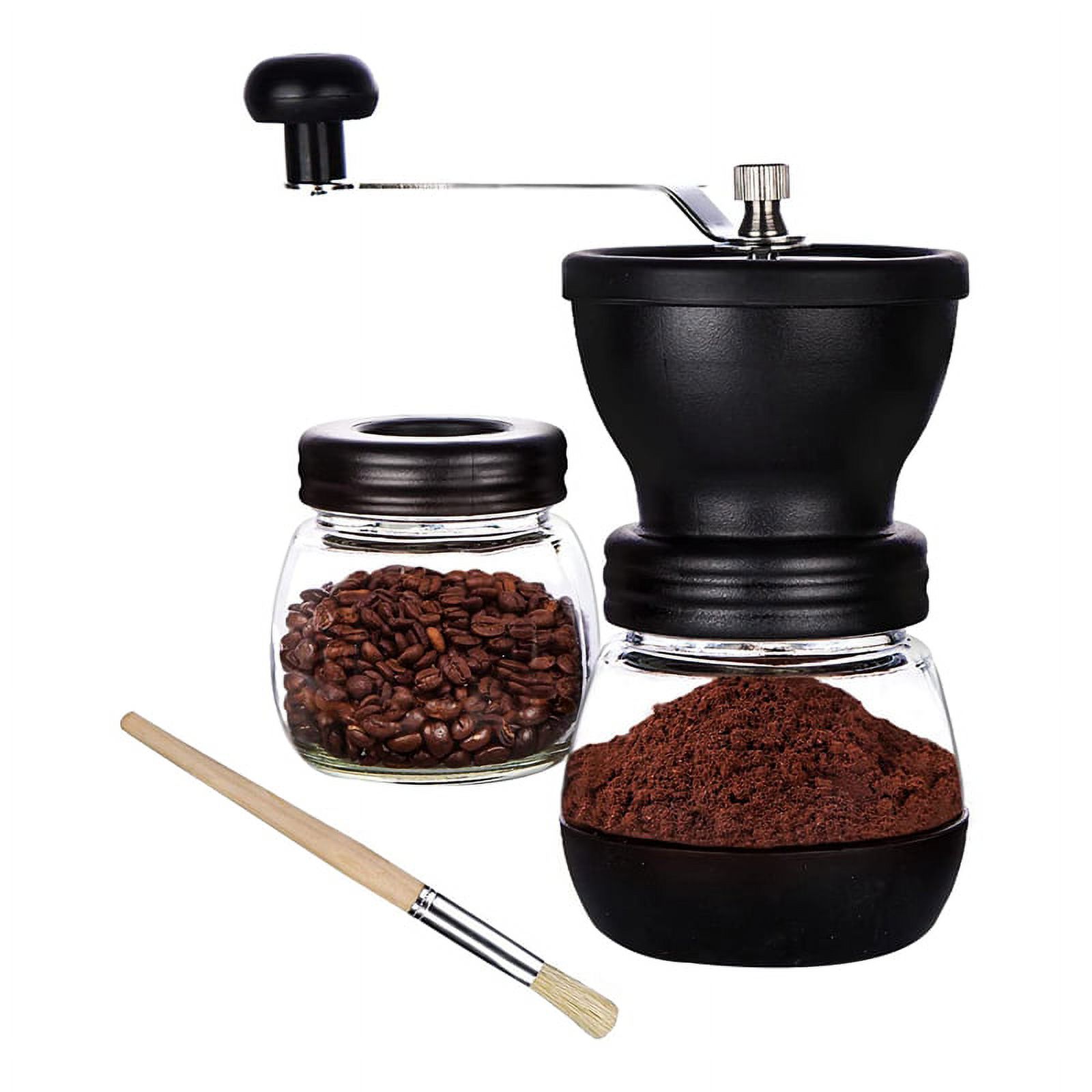 Manual Coffee Bean Grinder with Ceramic Burr, Hand Coffee Grinder Mill
