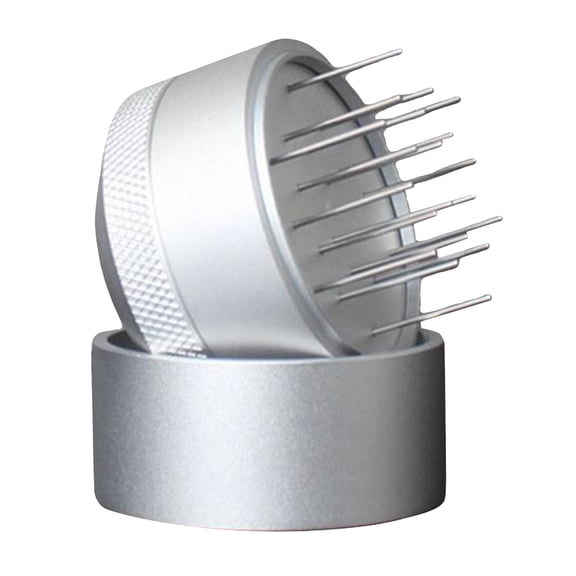 Manual Coffee , Distributor, Espresso , 20 Pins, Adjustable Depth 53mm Sliver