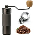 thumbnail image 1 of Manual Coffee Grinder by — 7 Star Coffee Grinder Manual with 25g Capacity, CNC Stainless Steel Espresso Grinder with 55 Grind Settings — For Espresso, French Press, Pour Over (Grey), 1 of 14