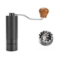 thumbnail image 1 of Manual Coffee Grinder, Adjustable Coarseness Portable Grinder with Stainless Steel Burrs, Stainless Steel Handle Grinder for Aero Press, Espresso, French Press, Turkish Brewing, 1 of 8