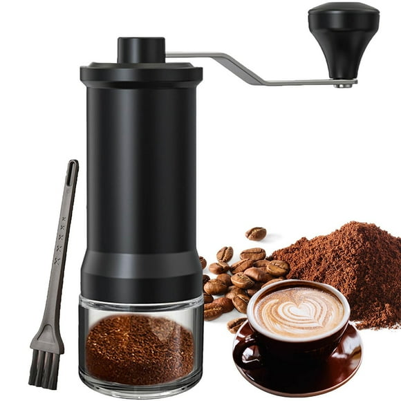 Manual Coffee Grinder Ceramic Burr Coffee Grinder Manual Adjustable for Fine&Coarse Grind Portable Spice Grinder for Home Travel Camping