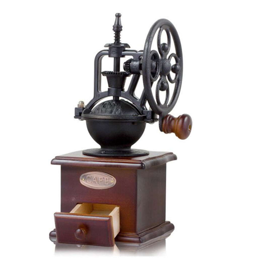 Manual Coffee Grinder Ceramic Core Vintage Style Manual Coffee Bean Grinder Ferris Wheel Design Manual Coffee Grinder