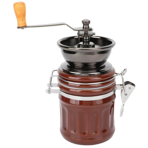 Manual Coffee Grinder, European Style Hand Crank/ Handheld Multifunctional Ceramic Coffee Mill for Coffee Lovers for French Press, Turkish, Espresso & More