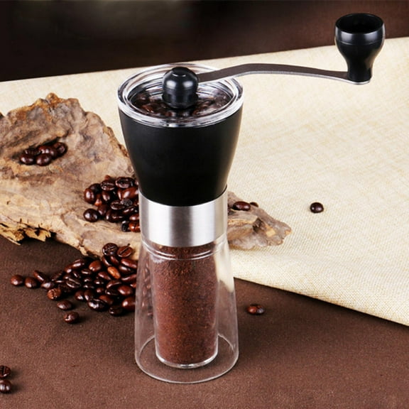 Manual Coffee Grinder | Hand Operated Coffee Bean Mill, Adjustable Ceramic Burr, Stainless Steel, Portable Household Coffee Maker, 36g Capacity, Coarse to Fine Grind