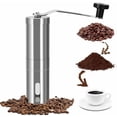 thumbnail image 1 of Manual Coffee Grinder - Portable Hand Coffee Grinder for Espresso & French Press, Adjustable Ceramic Burr Coffee Grinder for Travel, Home, and Camping, Perfect for Beginners and Coffee Enthusiasts, 1 of 7