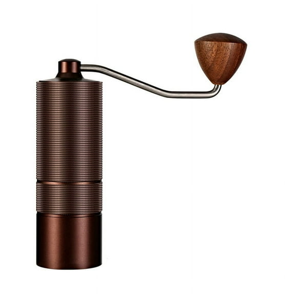 Manual Coffee Grinder Stainless Steel Handmade Coffee Bean Grinders Mill for Kitchen Office Coffee Milling Machine (Brown)