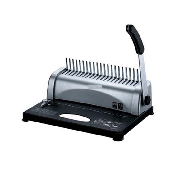 Manual Comb Binding Machine 350 Sheets Binding Machine 21 Holes 350 Pages Binding 25 Sheets Punch Hole ,Easy to Operate