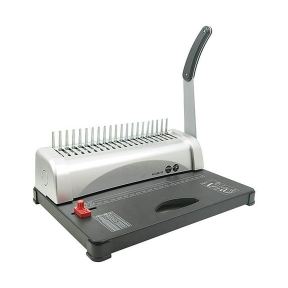 Manual Comb Punch 21 Holes Tender Binding Machine 10 Holes Clip Strip A4 Clip Strip Rubber Ring Binding Machine ,Easy to Use