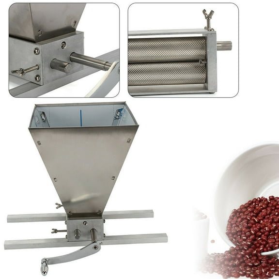 Manual Corn Grinder Flour Maker Wheat Grain Nut Mill Grinder Cereal Machine 4L