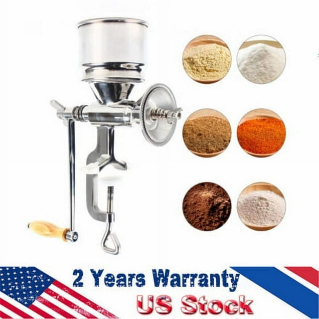 Manual Corn Grinder Flour Maker Wheat Grain Nut Mill Grinder Stainless