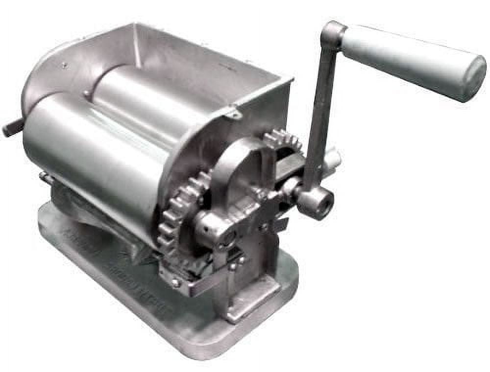 Manual Metal Corn Tortilla Maker with Crank Roller