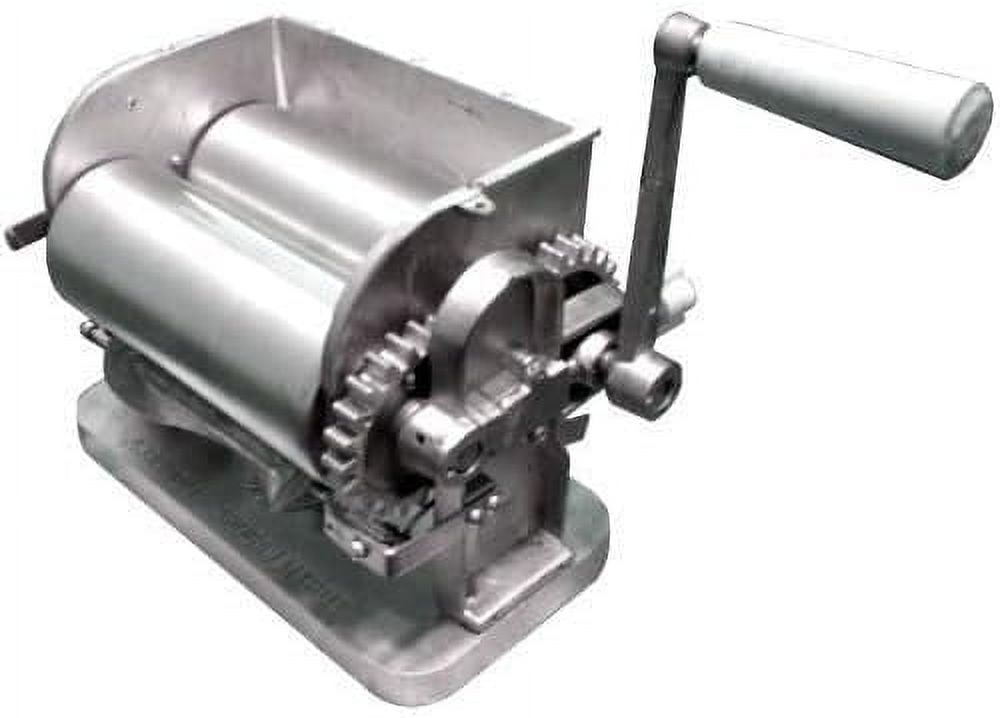 Manual Metal Corn Tortilla Maker with Crank Roller