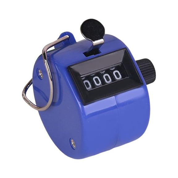 Manual Counter Mechanically Jump Quick Reaction Portable 4 Digit Number Mini Hand Held Tally Counter for Sports