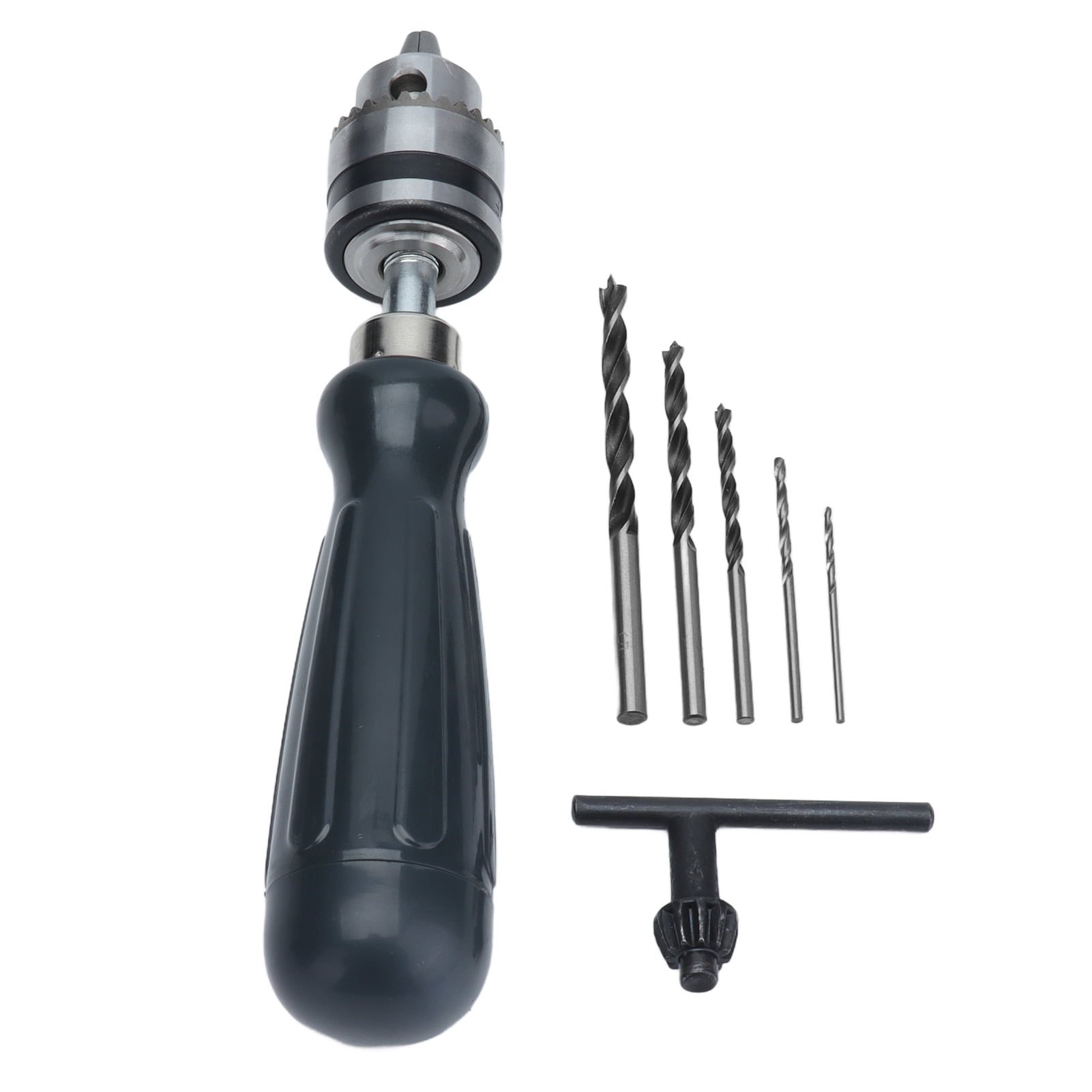 Manual Crank Drill, Carbon Steel Hand Drill Carving Powerful Humanized
