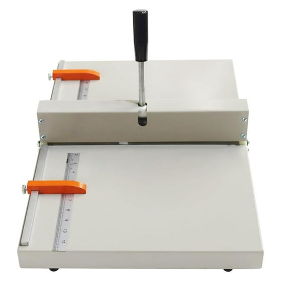 Manual Creaser 14in/360mm Manual Creasing Machine Heavy Duty Scoring Creasing Machine with 2 Magnetic Block, Manual Paper Creaser for Office Book Covers Creasing