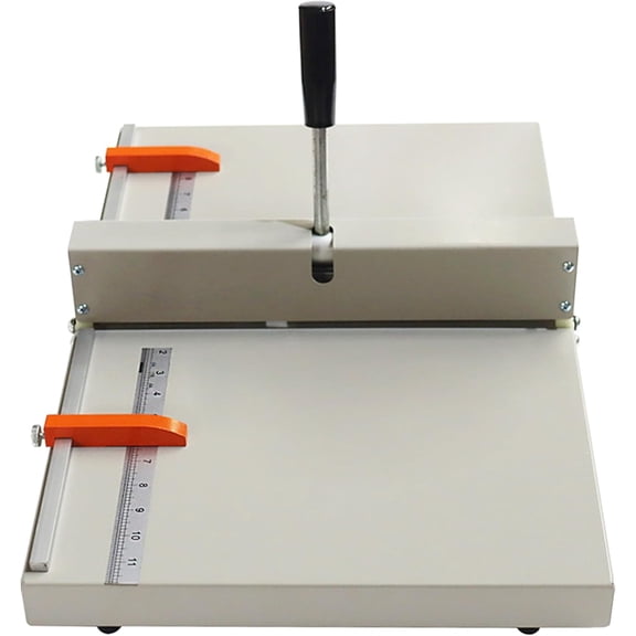 Manual Creasing Machine Desktop Paper Card Creaser Paper Folding Creaser Paper Manual Creaser with 2 Adjustable Block Positioning Ruler for Paper Cardstock Photos with Max Paper Weight 450g