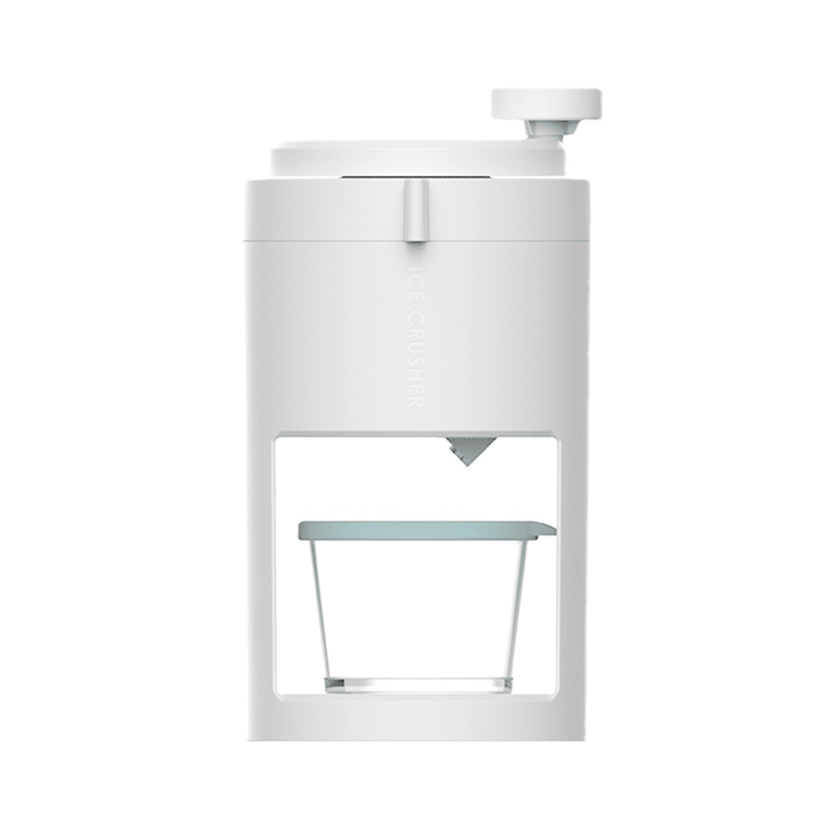 Manual Crushed Ice Breaker White Removable Whole Body Hand Shaved Ice