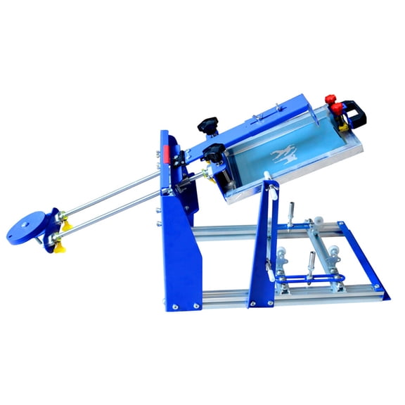 Manual Curved Screen Printing Machine Cylindrical Curved Silk Screen Printing Press
