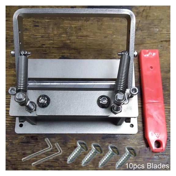 Manual DIY Strips Belt Thinning Machine Manual for Cowhide Leather Splitter Machine Cutting Peeler Roller Tool ,Easy to Use