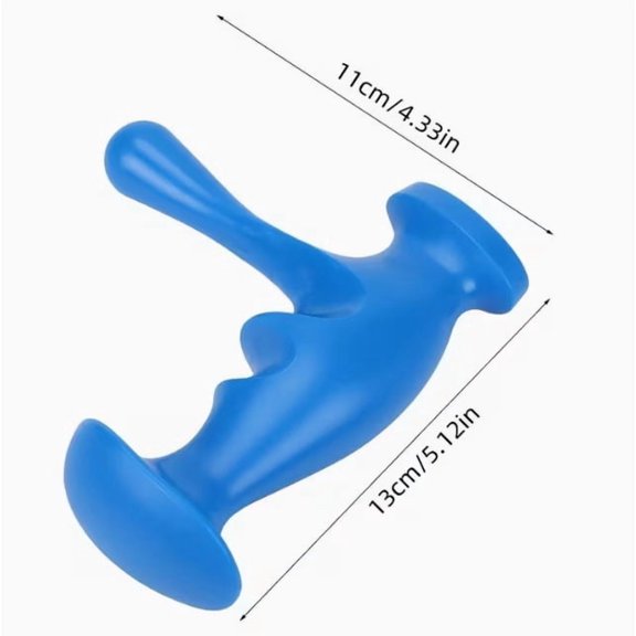 Manual Deep Tissue Massager for Back Neck Arms Portable Trigger Point Relief Tool Lightweight Travel-Friendly Design with No Power Needed