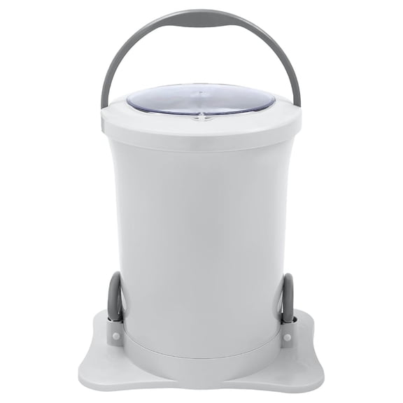 Manual Dehydrator, 3.17 Gal Foot Pedal Spin Dryer - Portable Clothes Washer for Travel, Dorms, & Thick Bedding